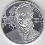 20 Euro  sterreich 2003 Fürst Metternich - Rückseite