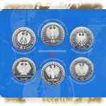 10 Euro Gedenkmünzen-Set 2010, Münzen Nennwerte