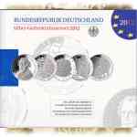 10 Euro Gedenkmünzen-Set 2012, Folder-Vorderseite