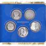 10 Euro Gedenkmünzen-Set 2012, Münzen-Motive