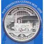 10 Euro Silber Gedenkmünze Deutsche Eisenbahn 2010