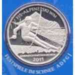 10 Euro Silber-Münze 2010 Alpine-Ski WM 2011