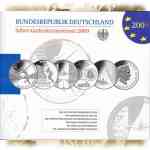 10 Euro Gedenkmünzen-Set 2009 - Blister Vorderseite