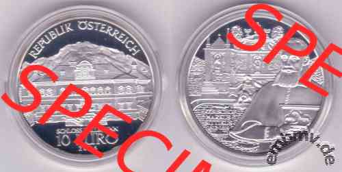 10 Euro  sterreich Gedenkmünze Schloss Hellbrunn 2004