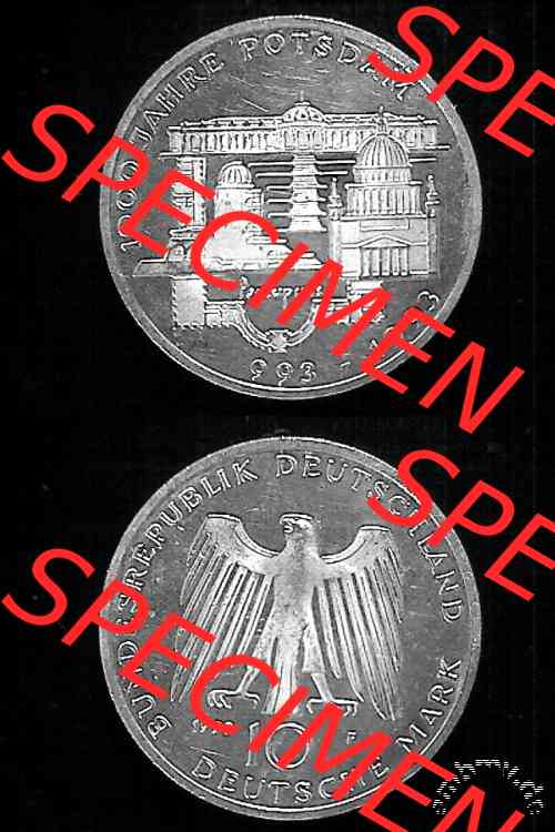 10-DM Silber 1000 Jahre Potsdam Edelmetalle verwalten