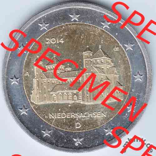 2-Euro Gedenkmünze von Deutschland 2014 - Niedersachsen