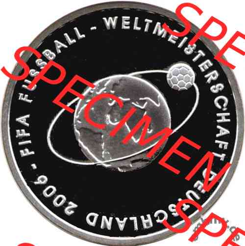10 Euro Gedenkmünze 2004 Fußball-WM 2006