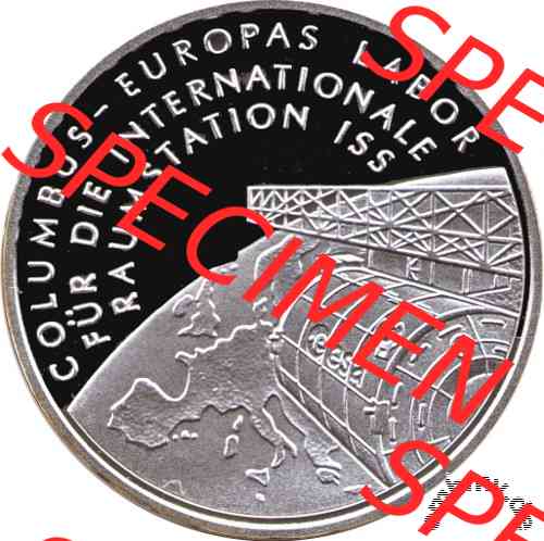 10 Euro Gedenkmünze 2004 Columbus-Labor