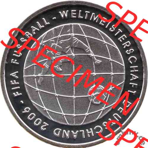 10 Euro Silber 2005 Deutschland Fußball-WM 2006