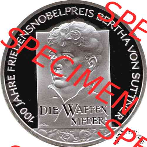 10 Euro Deutschland Silber 2005 Bertha von Suttner