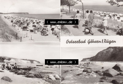 Ansichtskarte bzw. Postkarte aus DDR-Zeiten, Ostseebad Göhren im Norden der DDR Sammlung