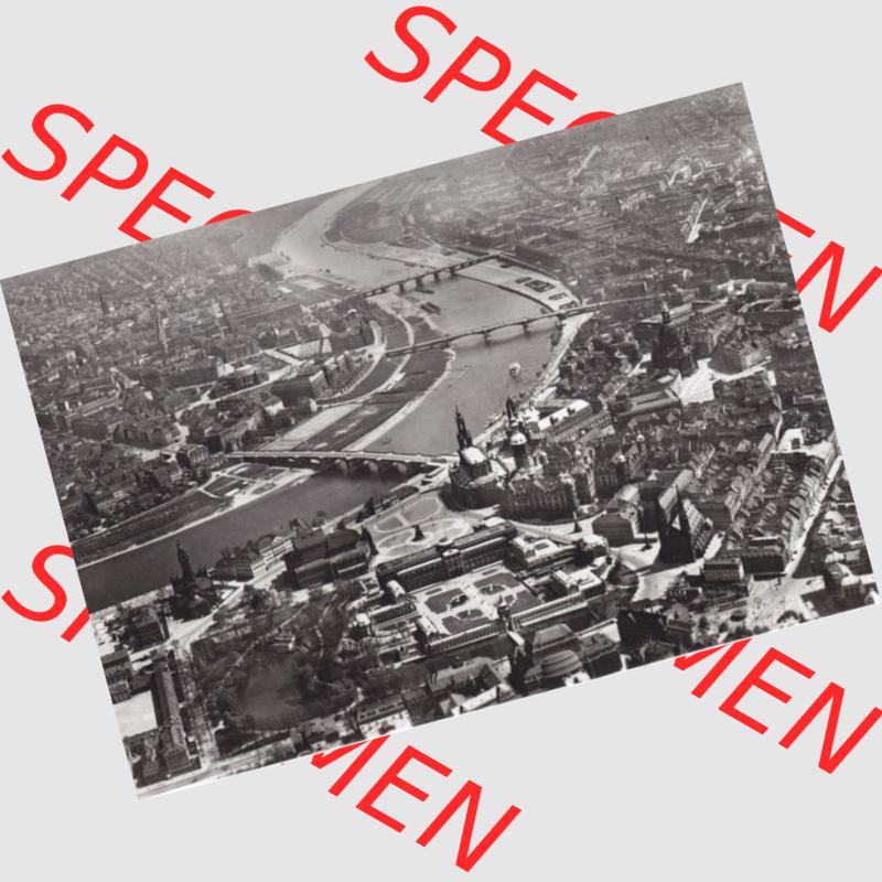 Ansichtskarte DDR Bezirk Dresden, Kreis Dresden, Stadt Dresden: Neustadt und Altstadt vom SW (1) Sammlung