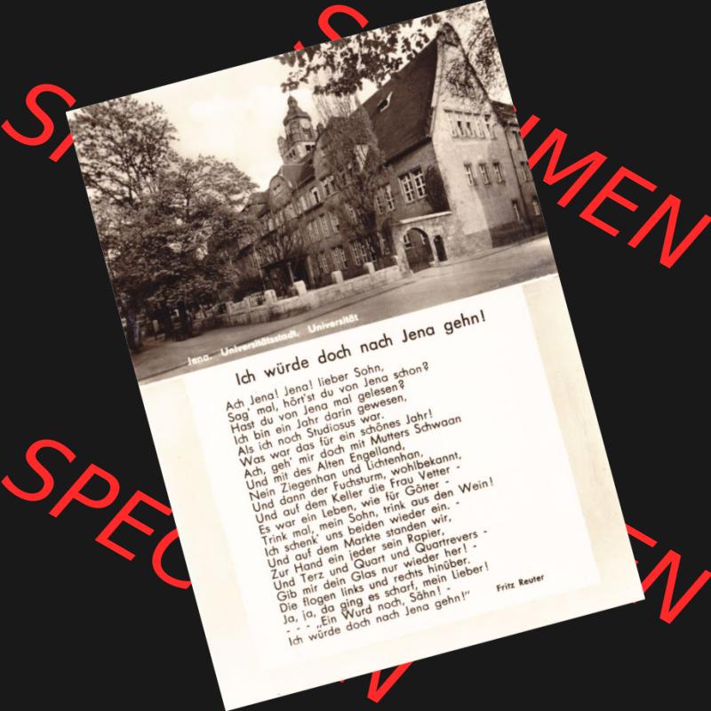 Ansichtskarte DDR Bezirk Gera, Stadtkreis Jena, Stadt Jena: Universitätsstadt, Universität (1) Sammlung