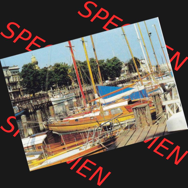 Ansichtskarte DDR Bezirk Rostock, Stadtkreis Rostock, Hansestadt Rostock, Ortsteil Seebad Warnemünde DDR, 1989, Rostock Warnemünde, Am Alten Strom (1) Sammlung
