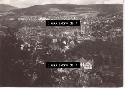 Ansichtskarte DDR Bezirk Suhl, Kreis Meiningen, Stadt Meiningen: 1966, Stadtansicht von Meiningen (1) Sammlung