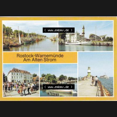 Ansichtskarte DDR Bezirk Rostock, Stadtkreis Rostock, Hansestadt Rostock, Ortsteil Seebad Warnemünde DDR, 1989, Rostock Warnemünde, Leuchtturm 1897-1898,... Sammlung