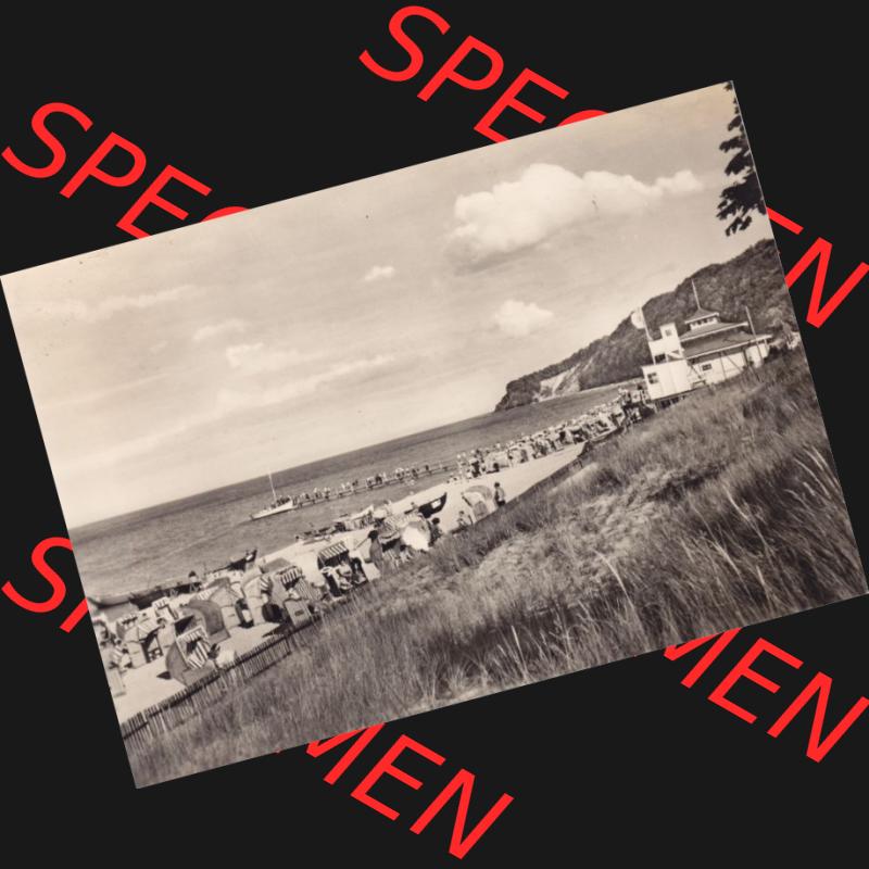 Ansichtskarte DDR Bezirk Rostock, Kreis Rügen, Ostseebad Göhren: Strandansicht bei Göhren (Insel Rügen). Ansichtskarte bzw. Postkarte aus DDR-Zeiten... Sammlung