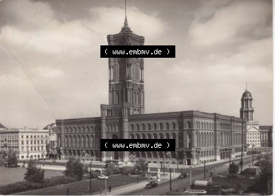 Ansichtskarte DDR Bezirk Berlin, Stadt Berlin: Rathaus (1) Sammlung