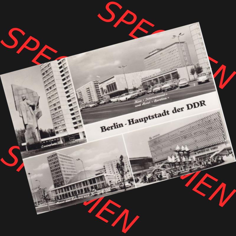 Ansichtskarte DDR Bezirk Berlin, Stadt Berlin: Leninplatz, Kino International, Centrum-Warenhaus (1) Sammlung