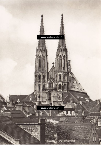 Ansichtskarte DDR Bezirk Dresden, Kreis Görlitz, Stadt Görlitz: Peterskirche (1) Sammlung