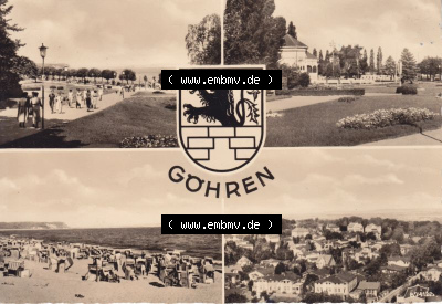 Ansichtskarte bzw. Postkarte aus DDR-Zeiten, Ostseebad Göhren im Norden der DDR Sammlung