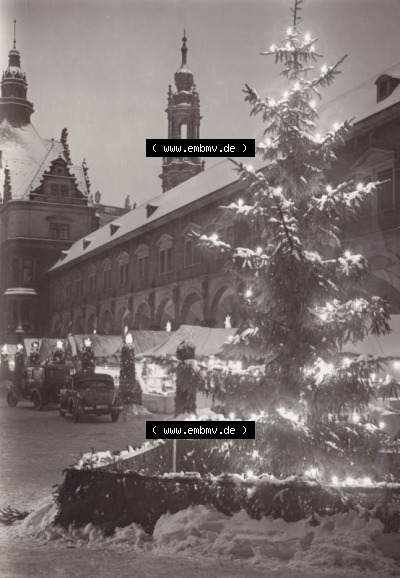 Ansichtskarte DDR Bezirk Dresden, Kreis Dresden, Stadt Dresden: Striezelmarkt (1) Sammlung