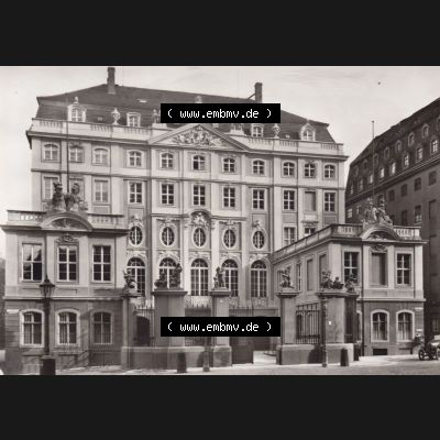 Ansichtskarte DDR Bezirk Dresden, Kreis Dresden, Stadt Dresden: Casel-Palais (1) Sammlung