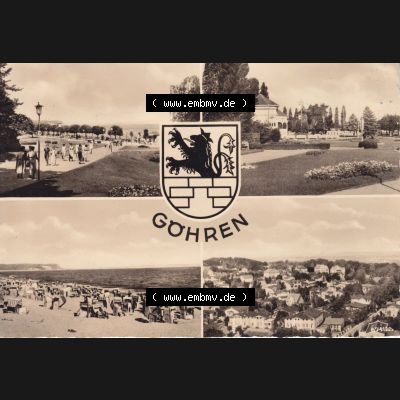 Ansichtskarte DDR Bezirk Rostock, Kreis Rügen, Ostseebad Göhren: 1969, Göhren auf Rügen Orts und Strand Ansichten. Ansichtskarte bzw. Postkarte... Sammlung