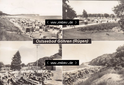 Ansichtskarte bzw. Postkarte aus DDR-Zeiten, Ostseebad Göhren im Norden der DDR Sammlung