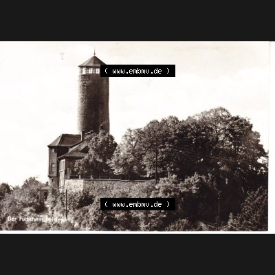 Ansichtskarte DDR Bezirk Gera, Stadtkreis Jena, Stadt Jena: Der Fuchsturm bei Jena (1) Sammlung