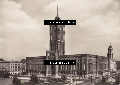 Ansichtskarte DDR Bezirk Berlin, Stadt Berlin: Berliner Rathaus (1) Sammlung