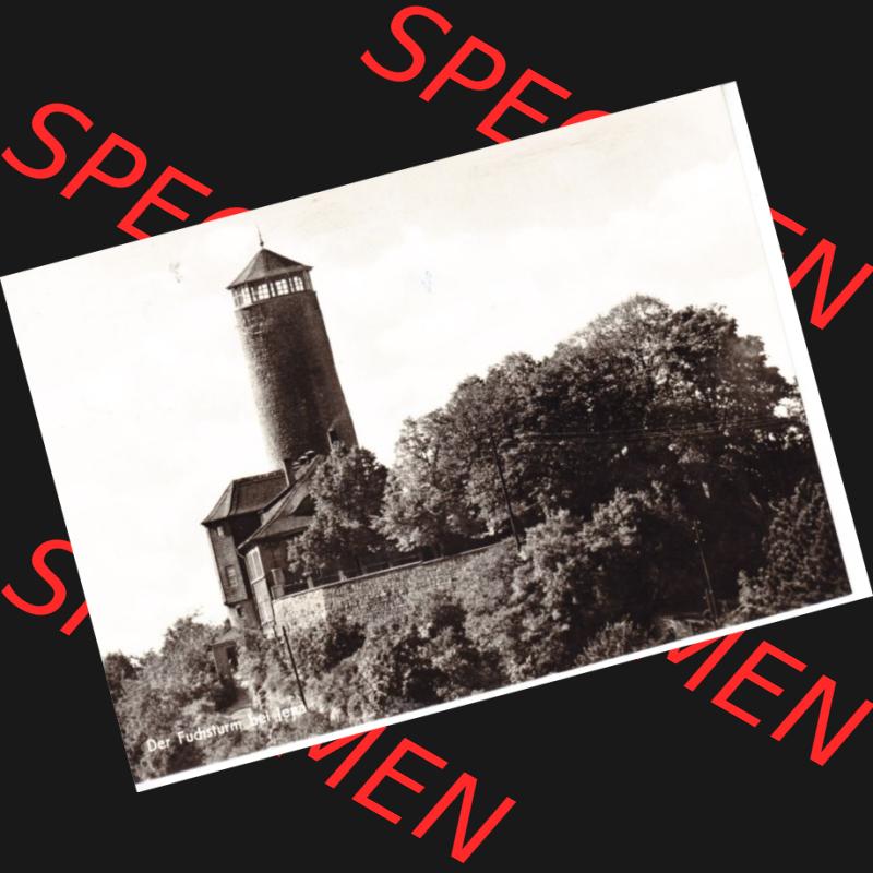 Ansichtskarte DDR Bezirk Gera, Stadtkreis Jena, Stadt Jena: Der Fuchsturm bei Jena (1) Sammlung