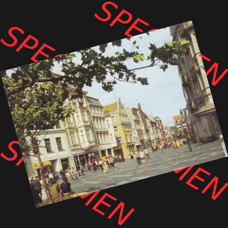 Ansichtskarte DDR Bezirk Rostock, Allgemein DDR, Rostock Kröpeliner Straße, Reichenbach 300951-89, 1989 (1) Sammlung