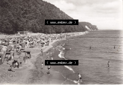 Ansichtskarte bzw. Postkarte aus DDR-Zeiten, Bezirk Rostock, Insel Rügen, Ostseebad Sellin der DDR Sammlung