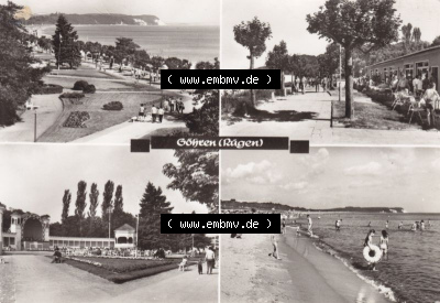 Ansichtskarte bzw. Postkarte aus DDR-Zeiten, Ostseebad Göhren im Norden der DDR Sammlung