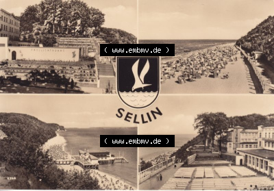 Ansichtskarte DDR Bezirk Rostock, Kreis Rügen, Ostseebad Sellin: Heldge-Verlag KG, Köthen-Anhalt (1) Sammlung