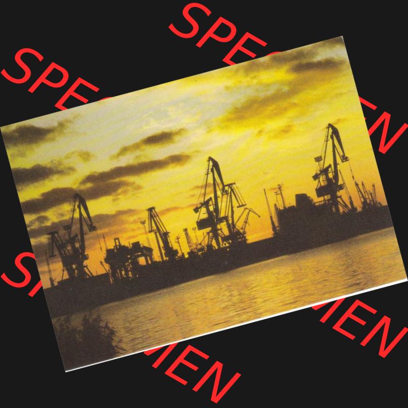Ansichtskarte DDR Bezirk Rostock, Allgemein DDR, Rostock Blick zum Seehafen Nord 300951-89, 1989, Reichenbach (1) Sammlung