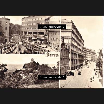 Ansichtskarte DDR Bezirk Gera, Stadtkreis Jena, Stadt Jena: Stadtansichten Jena (1) Sammlung