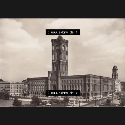Ansichtskarte DDR Bezirk Berlin, Stadt Berlin: Berliner Rathaus (1) Sammlung