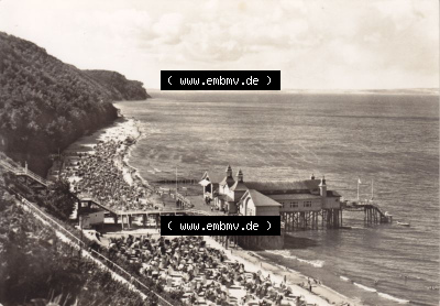 Ansichtskarte bzw. Postkarte aus DDR-Zeiten, Bezirk Rostock, Insel Rügen, Ostseebad Sellin der DDR Sammlung