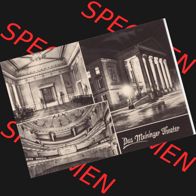 Ansichtskarte DDR Bezirk Suhl, Kreis Meiningen, Stadt Meiningen: Das Meininger Theater (1) Sammlung