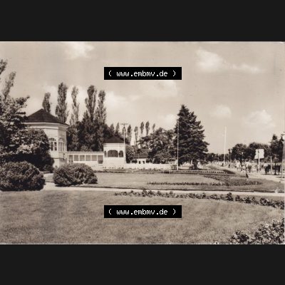 Ansichtskarte DDR Bezirk Rostock, Kreis Rügen, Ostseebad Göhren: Konzertplatz. Ansichtskarte bzw. Postkarte aus DDR-Zeiten der Deutschen Demokratischen Republik... Sammlung