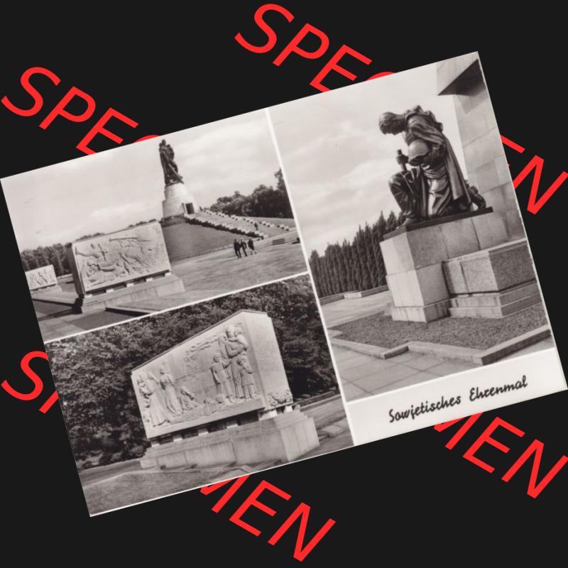 Ansichtskarte DDR Bezirk Berlin, Stadt Berlin: Treptow, Sowjetisches Ehrenmal (1) Sammlung