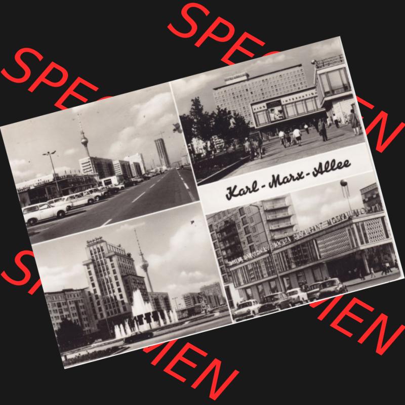 Ansichtskarte DDR Bezirk Berlin, Stadt Berlin: Karl-Marx-Allee (1) Sammlung