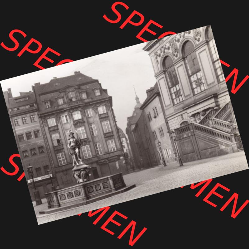 Ansichtskarte DDR Bezirk Dresden, Kreis Dresden, Stadt Dresden: Jüdenhof und Friedensbrunnen (1) Sammlung