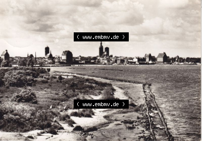 Ansichtskarte DDR Bezirk Rostock, Stadtkreis Stralsund, Hansestadt Stralsund: 1973, Stralsund, Einbildkarte, Planet Verlag Berlin,... Sammlung