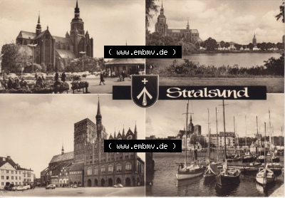 Ansichtskarte DDR Bezirk Rostock, Stadtkreis Stralsund, Hansestadt Stralsund: 1971, Stralsund, Gebraucht, Heldge-Verlag KG, Köthen-Anhalt... Sammlung
