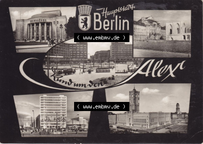Ansichtskarte DDR Bezirk Berlin, Stadt Berlin-Mitte: Rund um den Alex (1) Sammlung