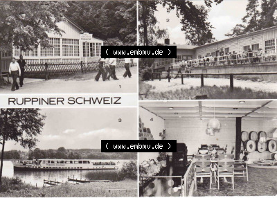 Ansichtskarte DDR Bezirk Potsdam, Unsortiert DDR Ruppiner Schweiz Kreis Neuruppin (1) Sammlung