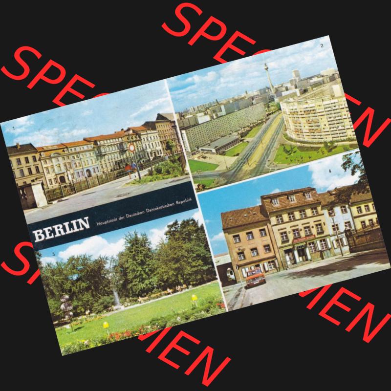 Ansichtskarte DDR Bezirk Berlin, Stadt Berlin-Mitte: Märkisches Ufer, Zentrum, Volkspark FRiedrichshain (1) Sammlung
